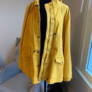 Market & Spruce Mustard Yellow Utility jacket Coat
